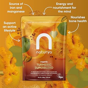 Naturya Organic Turmeric Superblend Powder, 250g