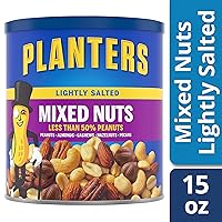 Vista 2 de Planters Nueces mixtas, nueces mixtas (ligeramente saladas), 15 onzas (paquete de 3)
