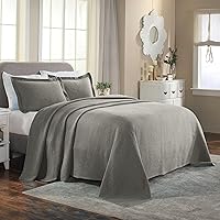 Vista 19 de Superior Juego de colcha y funda de algodón de 3 piezas, decoración de cama para el hogar, colcha decorativa, 2 fundas de almohada, peso medio