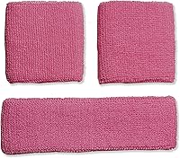 Vista 3 de Neon Nation Conjunto combinado de banda para el sudor, 2 muñecas y 1 diadema