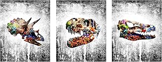 Dinosaur Graffiti Prints | Dinosaur Decor For Boys Room | Dinosaur Bedroom Decor | Toddler Room Decor | Dinosaur Room Decor | Dinosaur Wall Decor | Dinosaur Room Decor For Boys | Dinosaur Poster and Wall Art | Dinosaur Nursery Decor Wall Art | Playroom | Set of 3