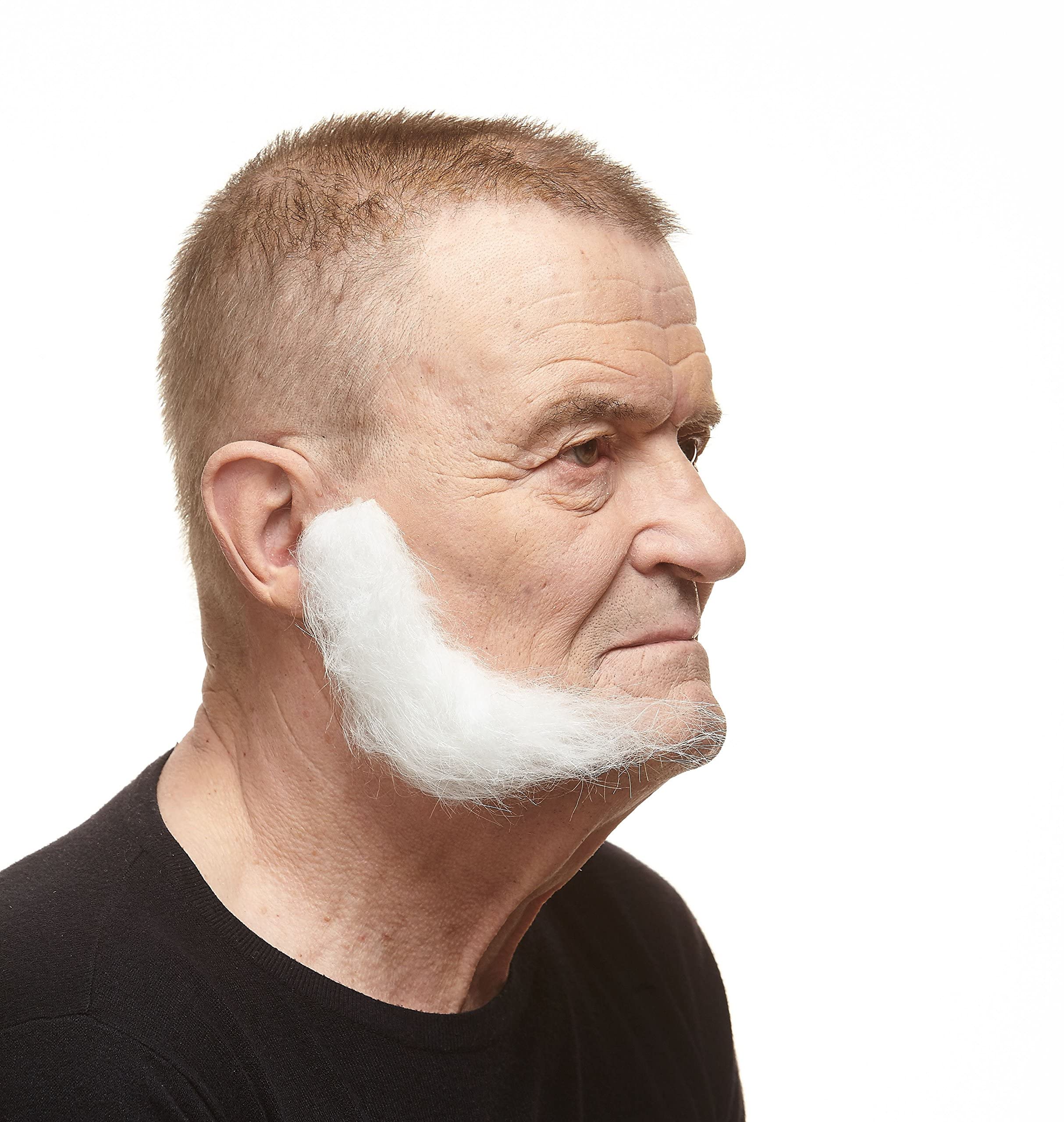 Amazon | Mustaches 自己粘着 L Shaped Sideburns 付け頬ひげ