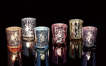 セット用のキャンドルホルダー（ハンマードグラスライトハウス）が7個セット ハンマードグラスライトハウス クリア｜カメヤマローソク直営
