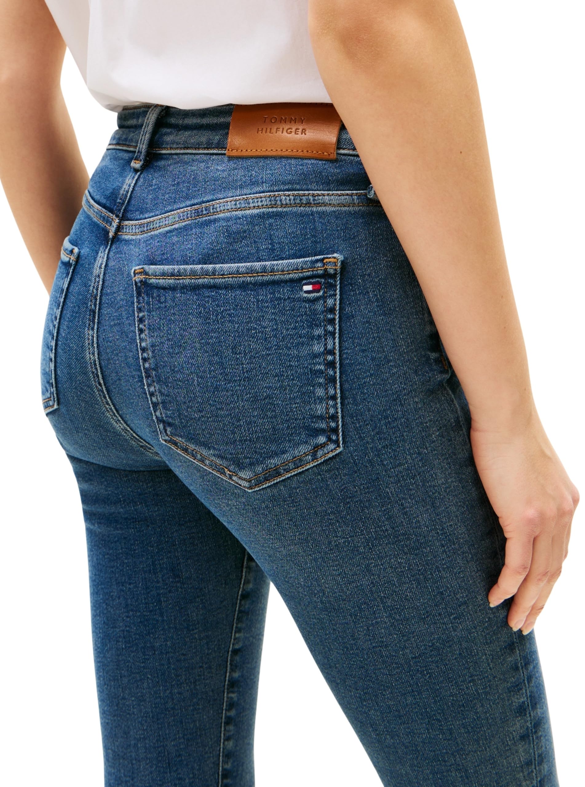 Tommy Hilfiger Vaqueros Mujer DEE como Skinny Talle Medio