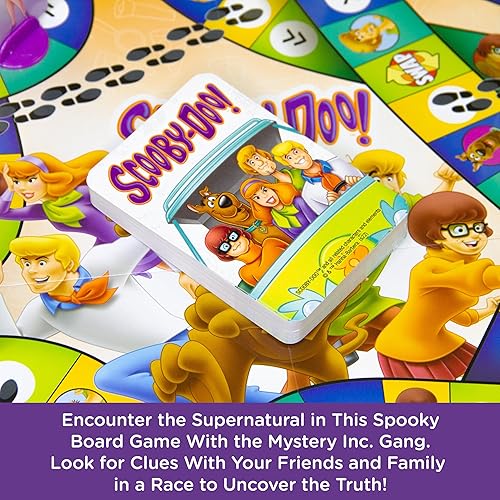 Miniatura 5 de AQUARIUS Scooby-Doo Journey - Juego de mesa divertido para niños y adultos, mercancía y coleccionables con licencia oficial de Scooby-Doo (97018),