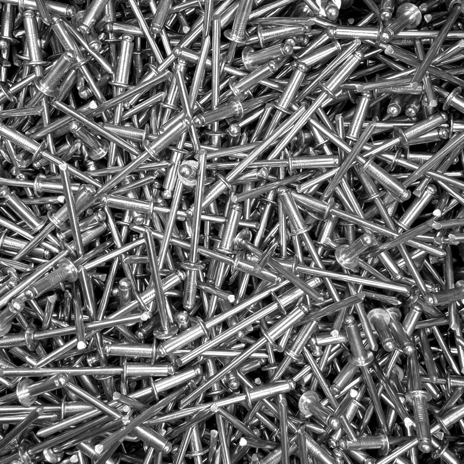 1000 Qty 304 Stainless Steel Blind Rivets Bulk (#4-6) 1/8" Diameter x 3/8" Grip (BCP457)