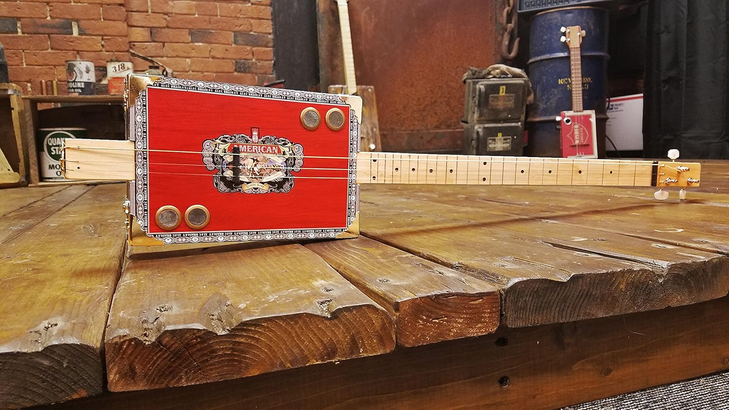 C. B. Gitty Basic Cigar Box Guitar Kit with Detailed Assembly Instructions