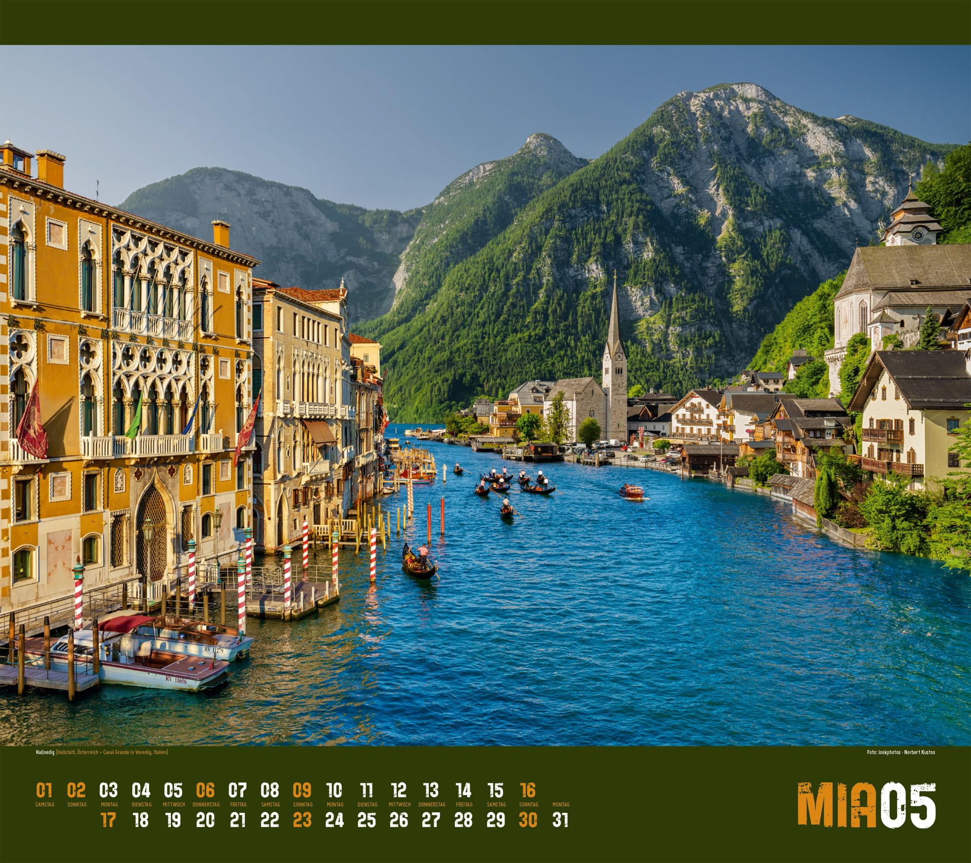 Verrückte Welt Kalender 2027: Außergewöhnlicher Fotomontagen im großen Querformat (54x48 cm) | Lifestyle- und Reisekalender
