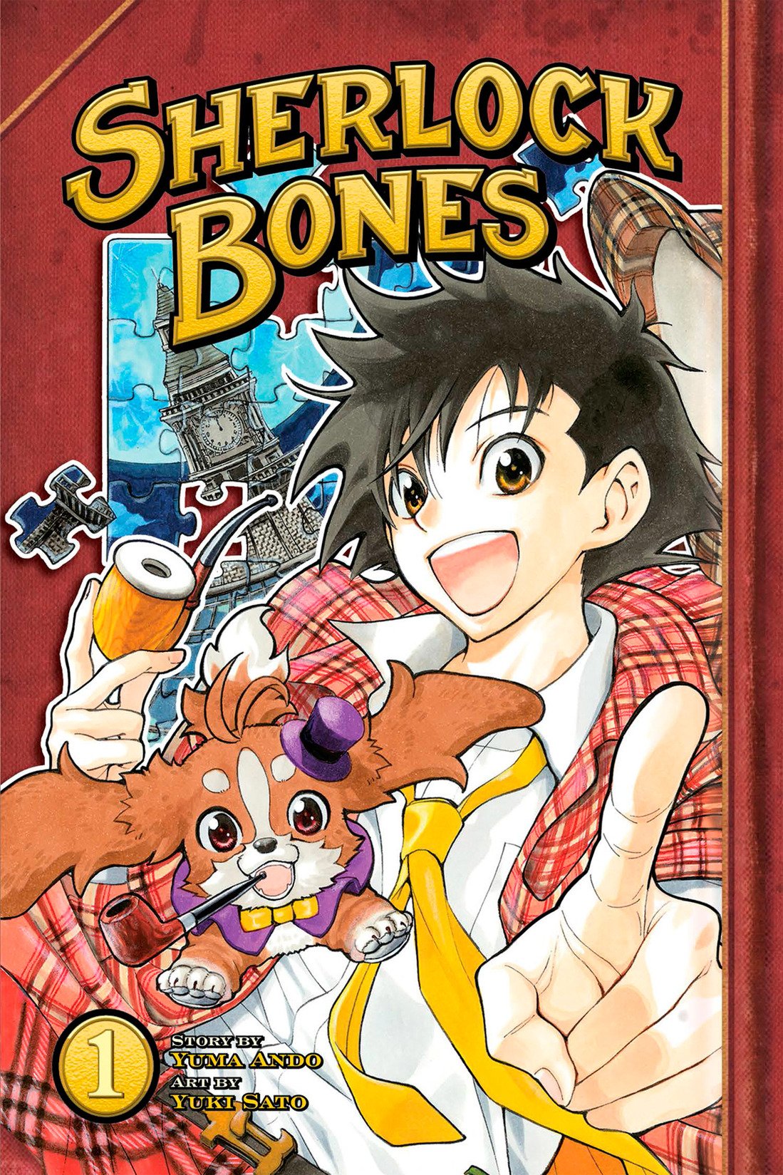 Sherlock Bones Vol. 1 - Manga detektif bergaya komedi yang relevan dengan tema sains