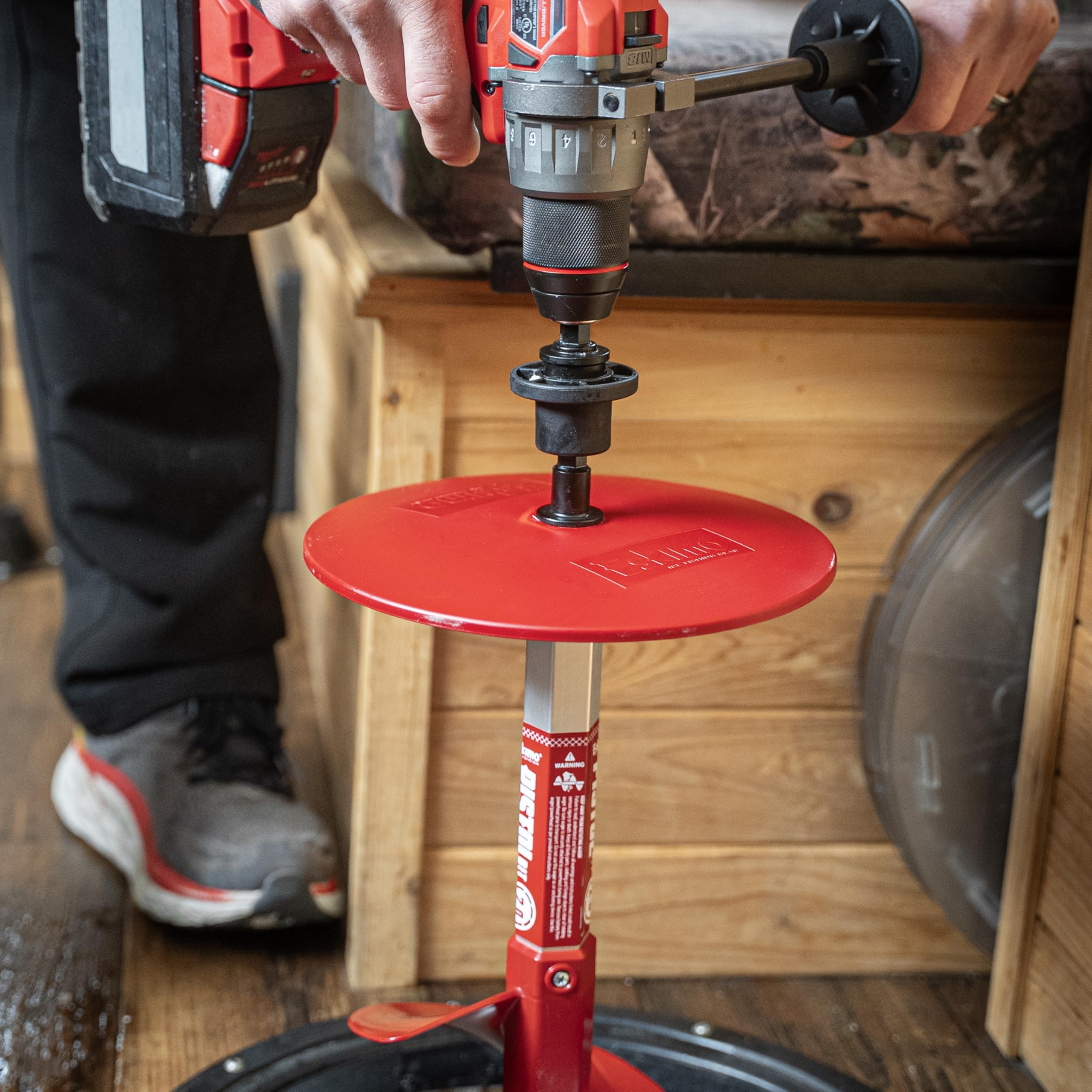 Eskimo Quick Connect Auger Kit - Red -2