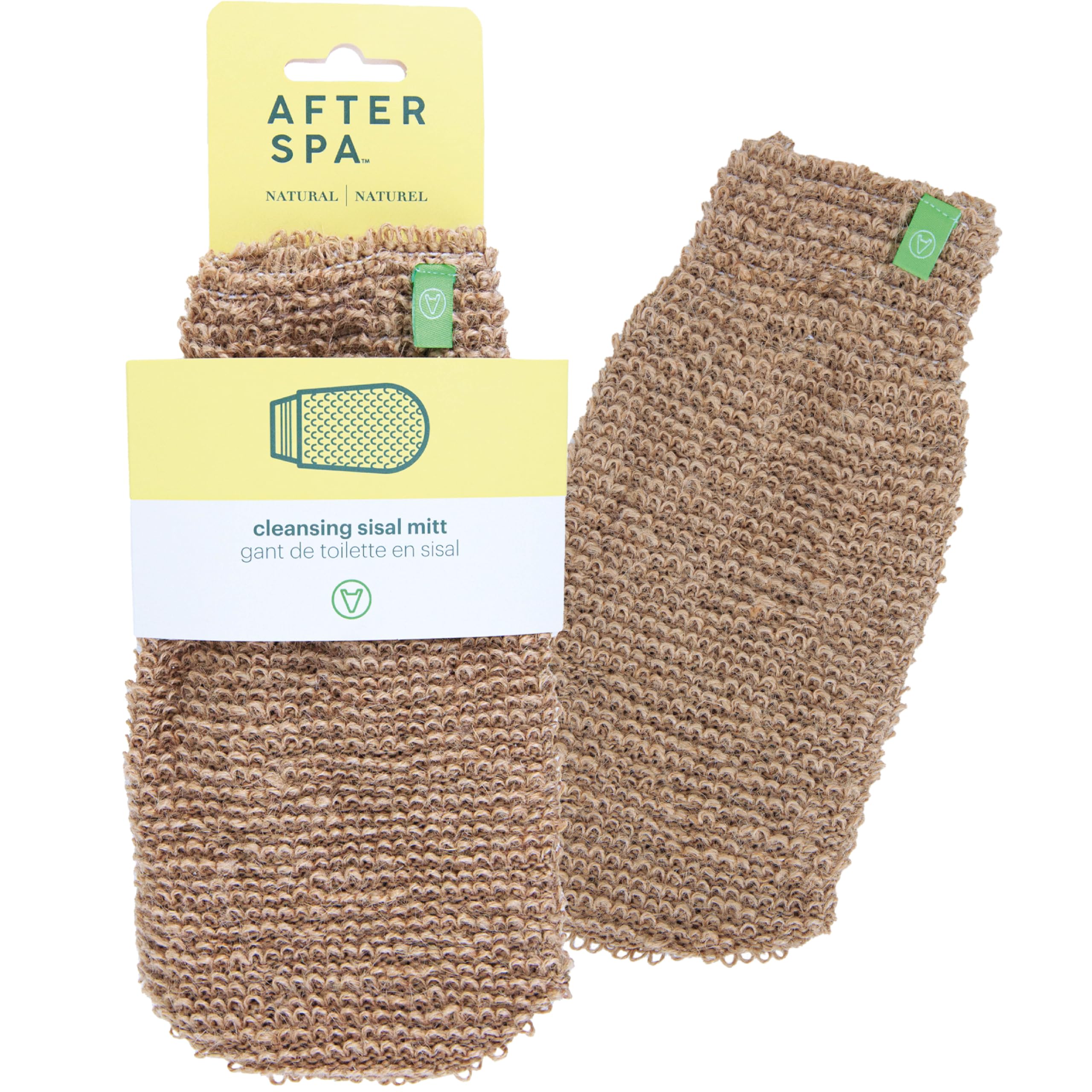 AfterSpa, Cleansing Sisal Mitt, 1 Mitt