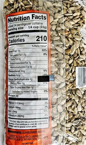 Miniatura 2 de Trader Joe's Semillas de girasol crudas