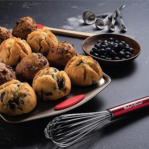 Miniatura 6 de Juegos de utensilios para hornear  Juego de 8 moldes para hornear con agarre  Juego de bandejas para hornear para horno antiadherentes, artículos de