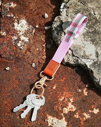 Miniatura 6 de AMETHUARTZ Cordón de muñeca para llaves, correa de pulsera, soporte para llavero, bonito llavero de identificación, tarjetero