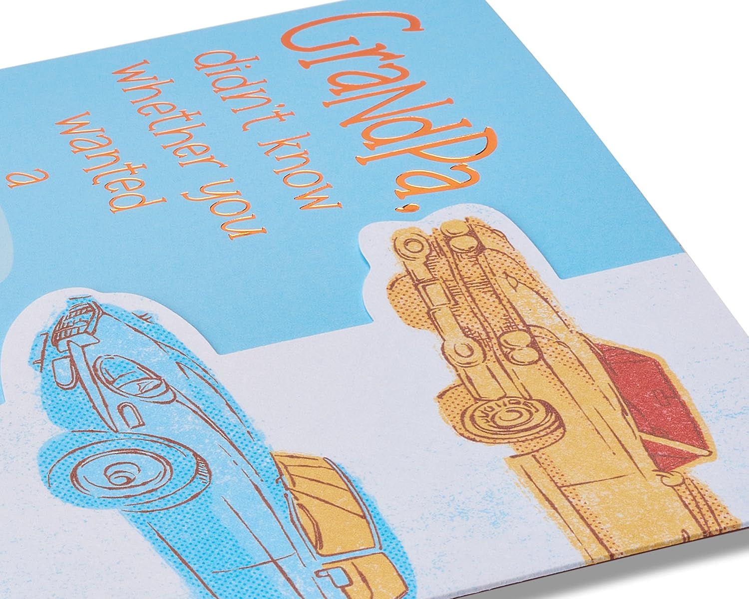 American Greetings Funny Father's Day Card for Grandpa (Cars)