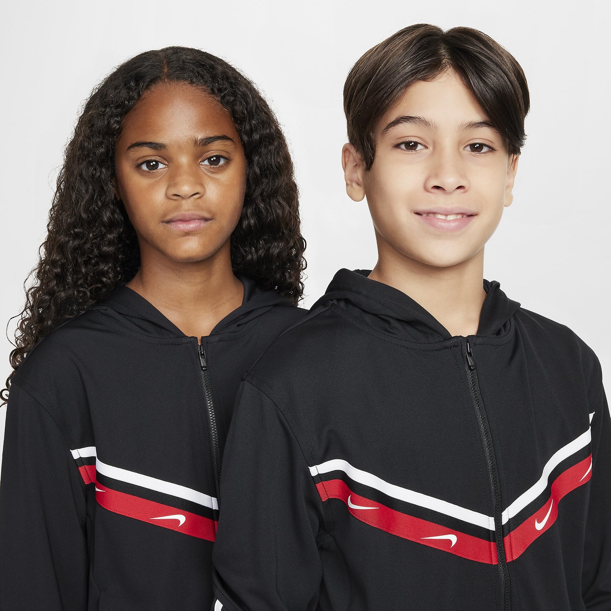 Nike Unisex Kinder K NSW Club+ Poly Fz Hoodie Jacket