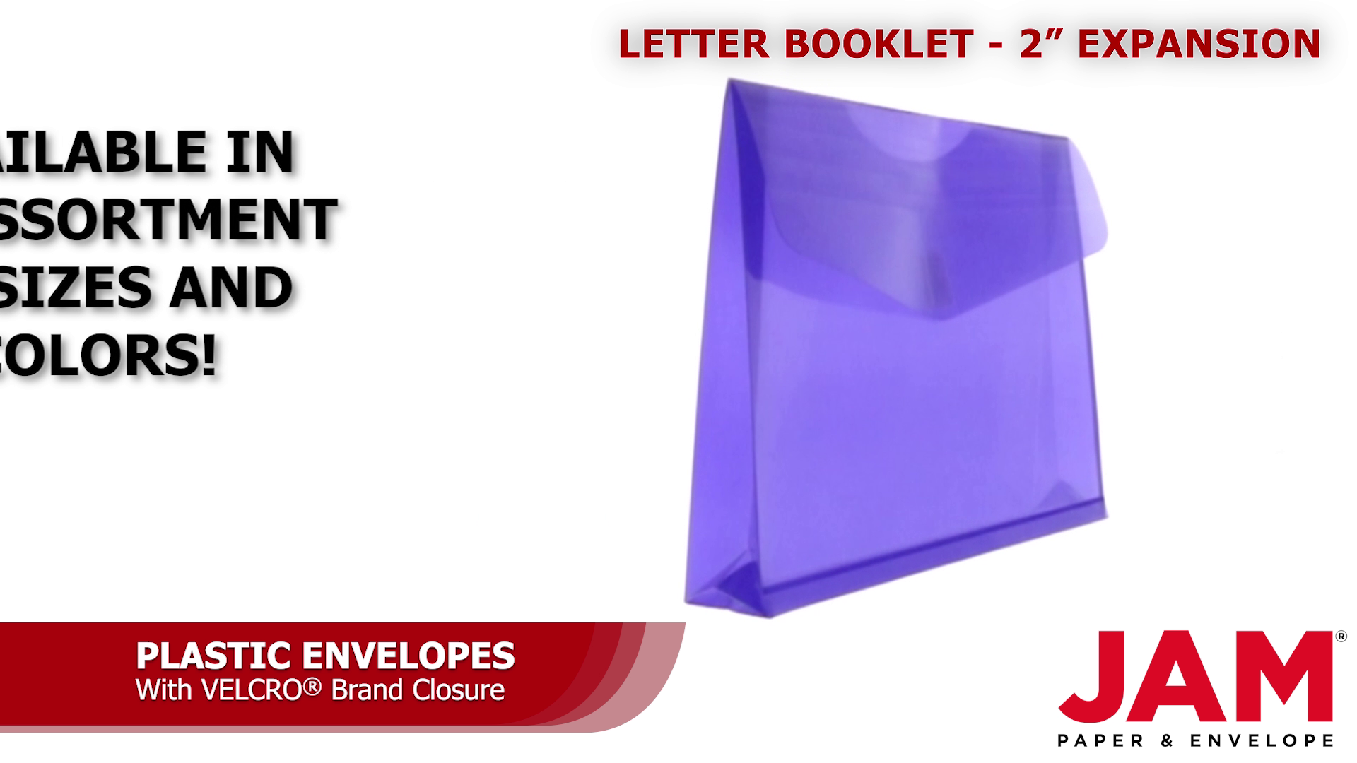 Amazon.com : JAM PAPER Plastic Expansion Envelopes with Hook
