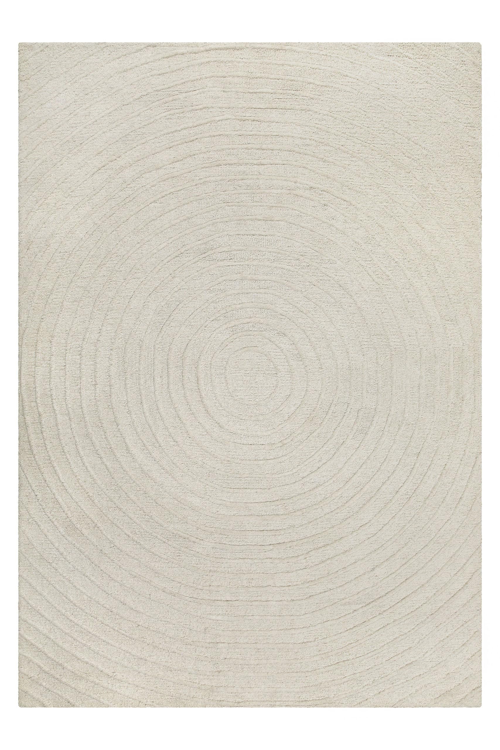 Tapis en laine blanc crème 40x60 cm idéal pour une entrée élégante