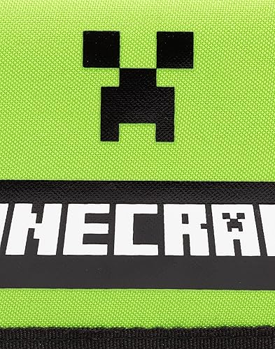 Miniatura 7 de Minecraft Billeteras Juego Negro O Verde Creeper Monedero Monedero Talla única, Verde