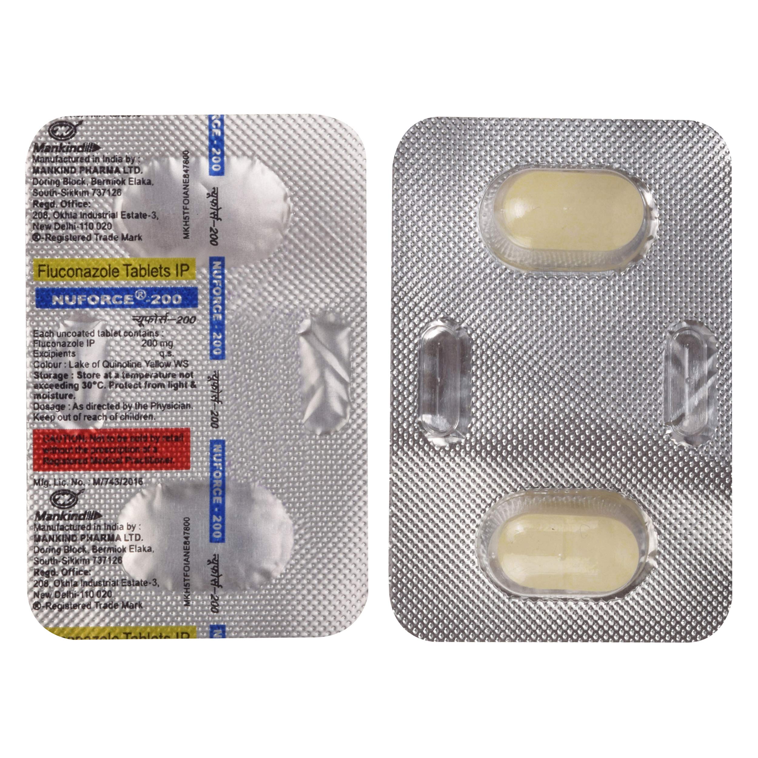 Nuforce 200 - Strip of 2 Tablets