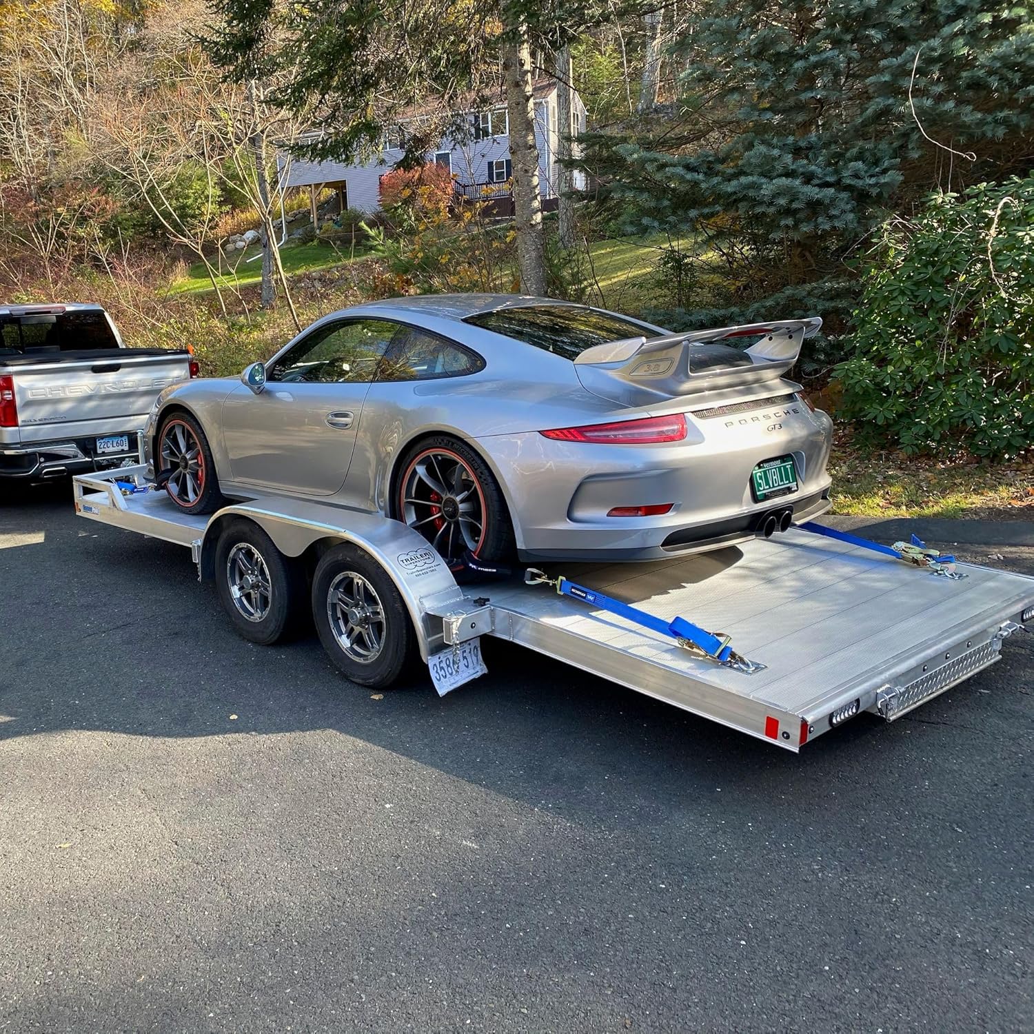 Mac's Tie-Downs 511658 Automotive Pro Strap Kit (4 Pack) - Black, 10,000 lbs Break Strength 2" W x 8' L with Direct Hook End, 40" Axle Strap, Fleece Sleeve, Wrap, Canvas Storage Bag - Image 2