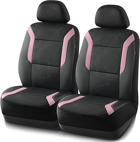 Miniatura 28 de Skechers Fundas de asiento de coche de espuma viscoelástica, fundas de asiento gruesas de malla Air Cool, juegos completos de asientos de coche