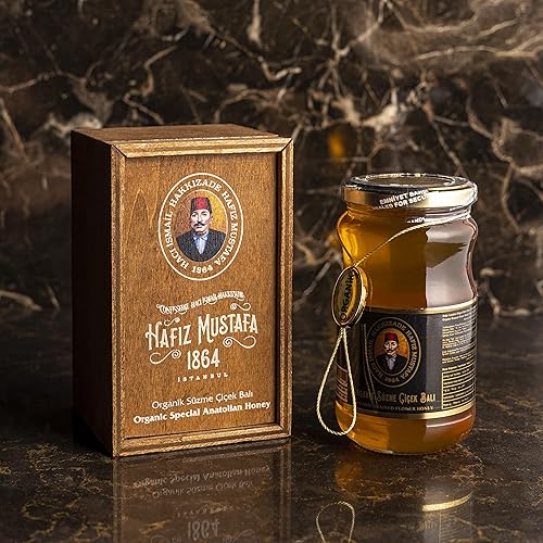 Miniatura 112 de Hafiz Mustafa 1864 Istanbul Baklava - Caja de pastelería - Bocadillos de postre de Baklava horneados hechos de hojas de masa filo fresca, pistacho