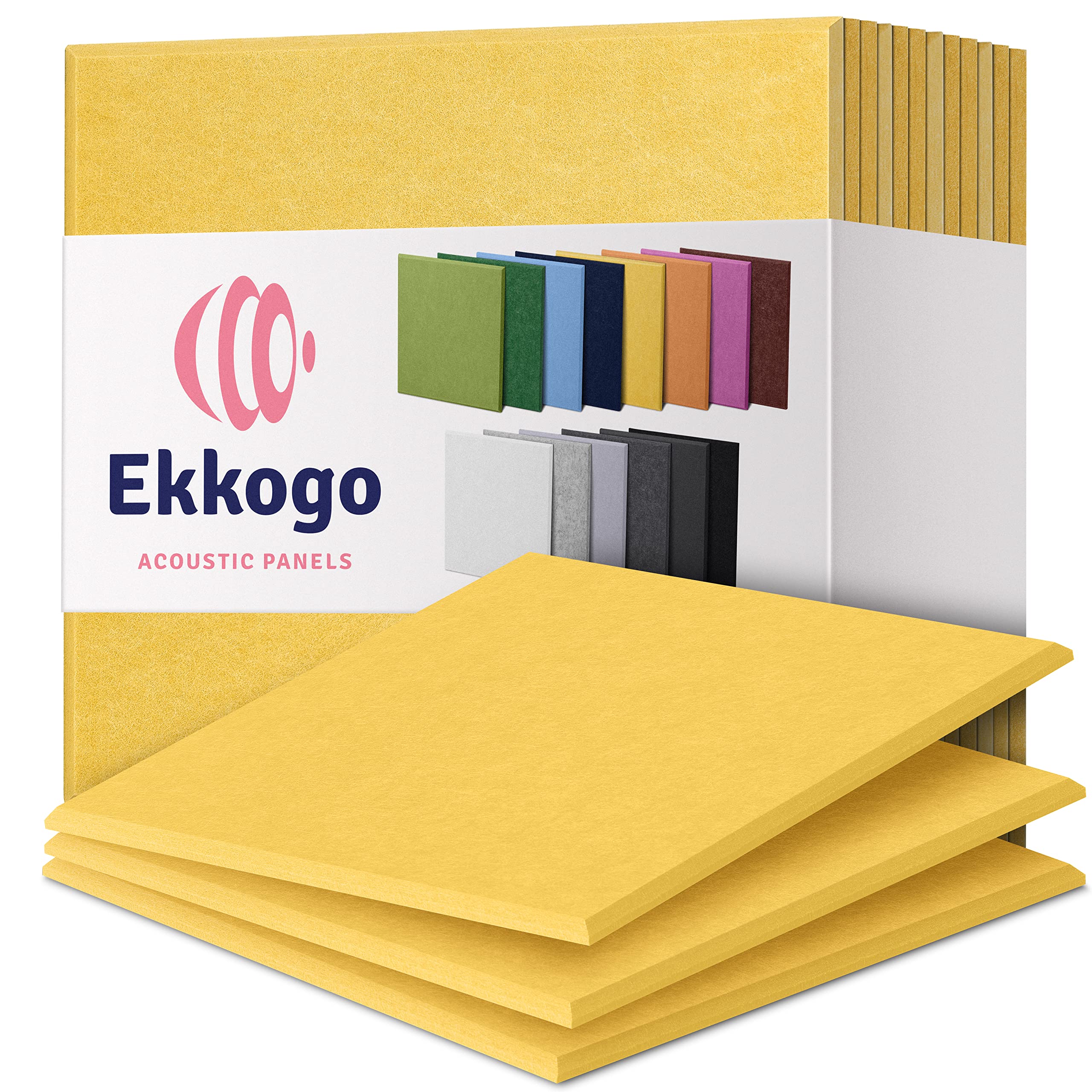 Buy Ekkogo Acoustic Panels 12Pack Soundproof Wall Panels 12''X12''X0.4'' Sound Panels High