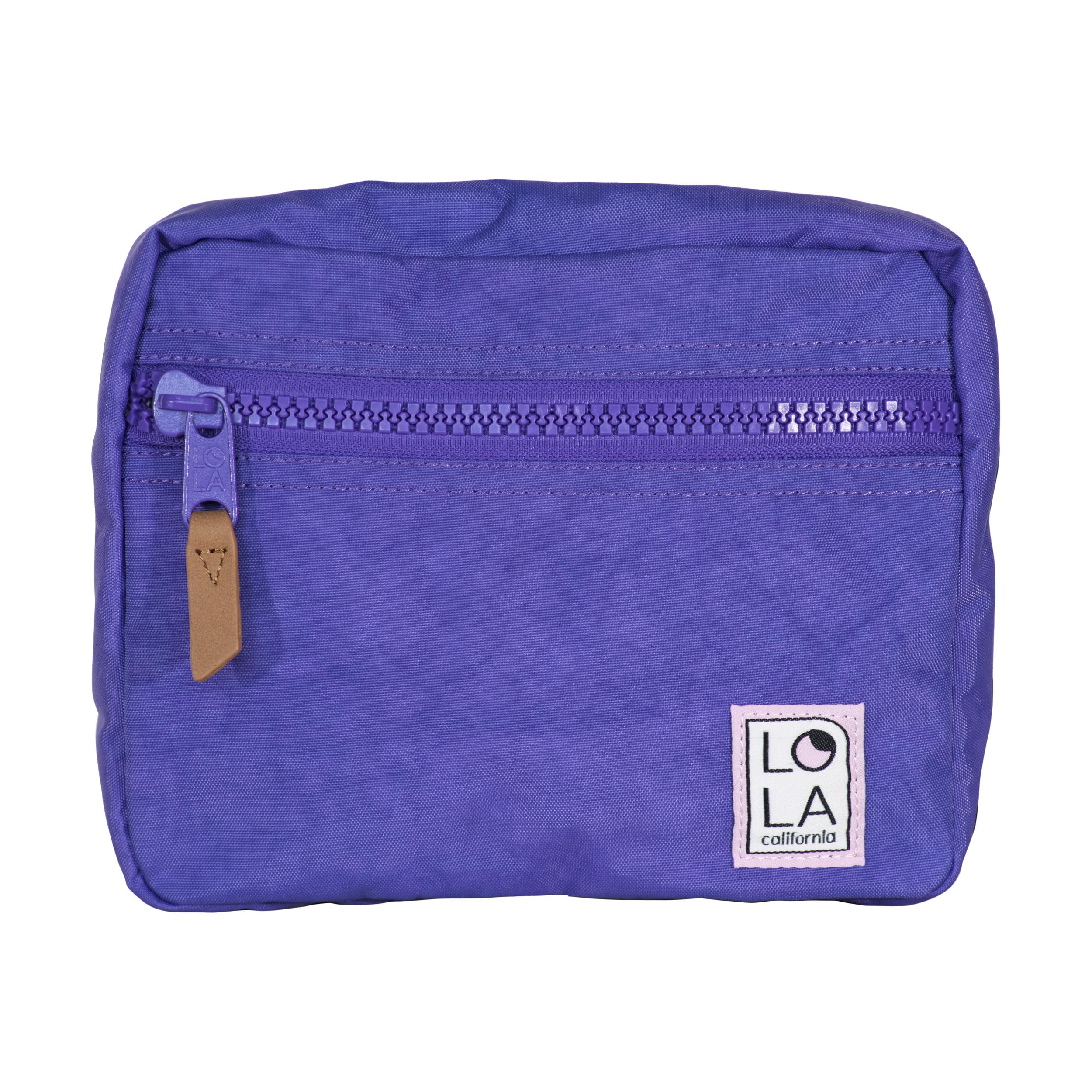 Lola California Sleek Hippie Waist Crossbody Fanny Pack Nylon Bag