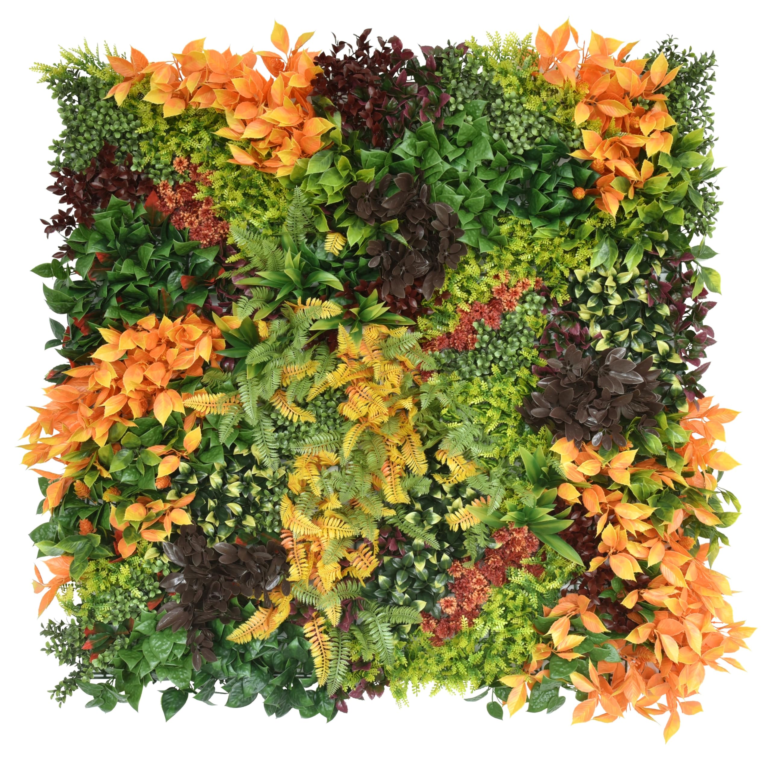 SYNTHAIETIK Amazone Mur Vegetal Artificiel Automne 1M x 1M