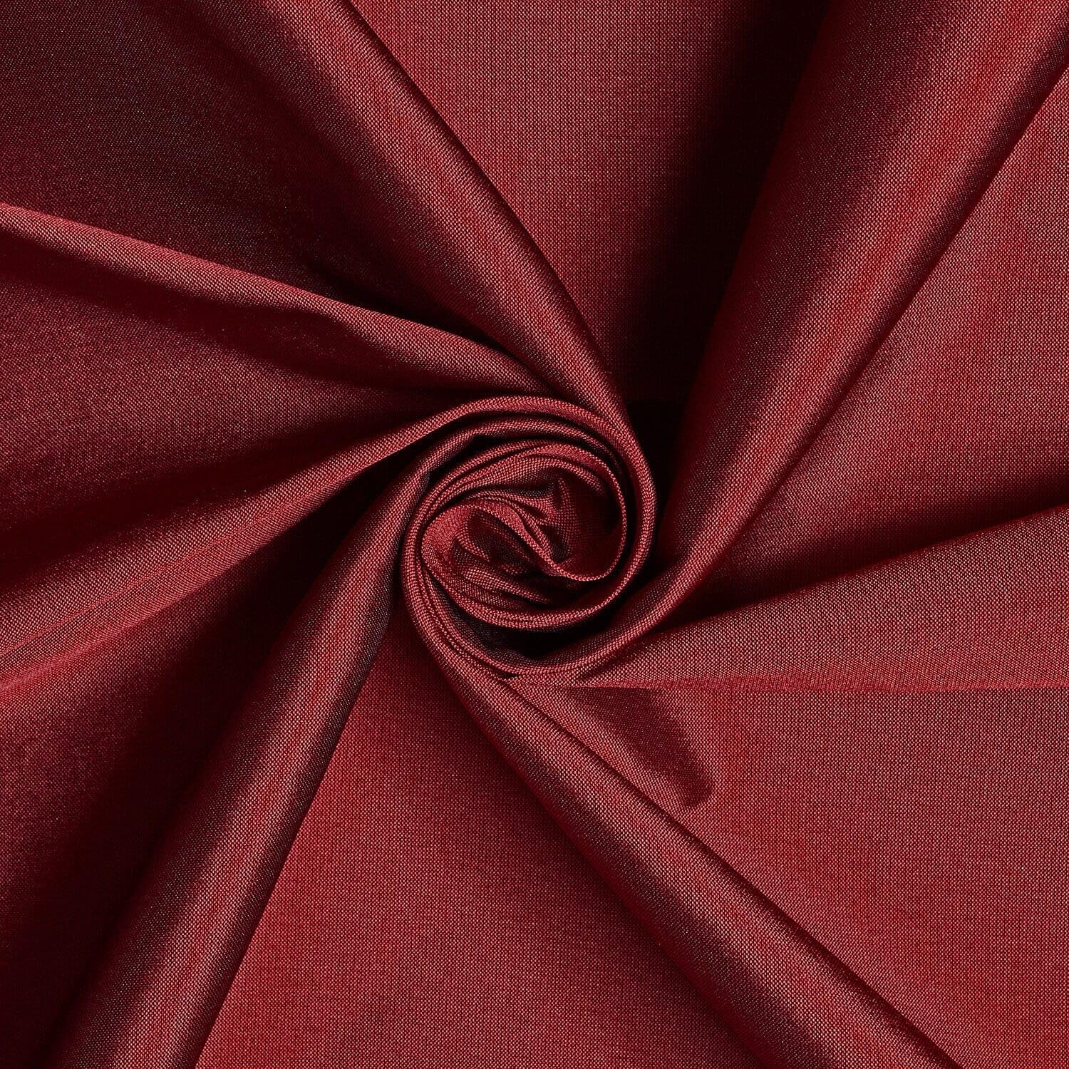 Taffeta Lining 100% Polyester 80 GSM Lightweight Shiny Fabric by The Yard for Sewing Apparel & Accessories - Wine (1 Yard)