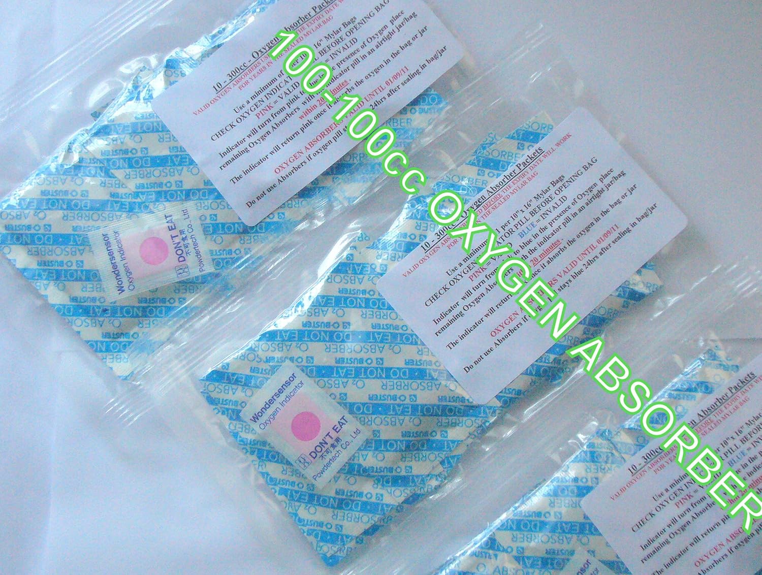 O Buster 100 Pk 100cc Oxygen Stuck Fur Langfristige Lebensmittel Storage Sauerstoff Absorber Amazon De