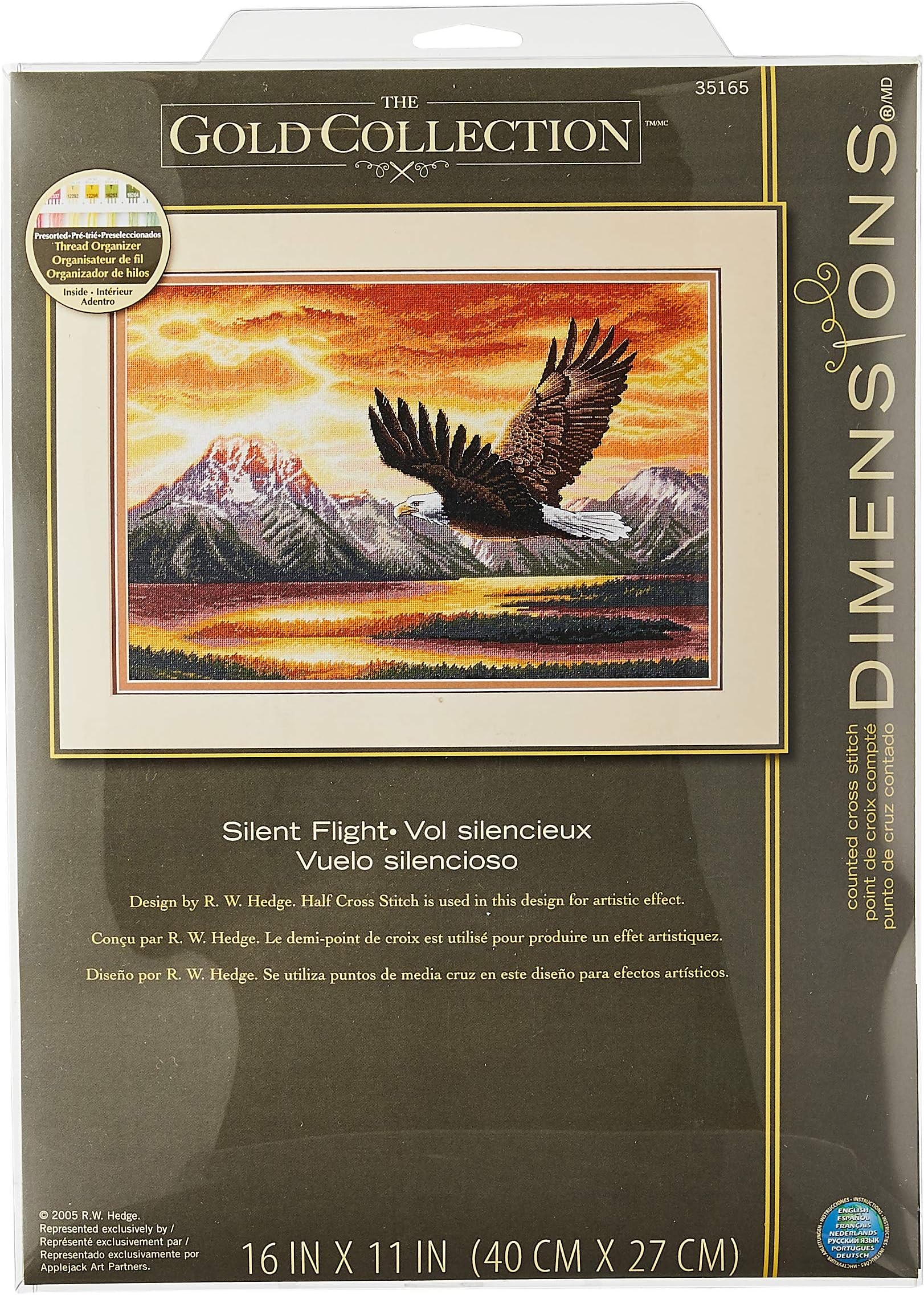 Dimensions Needlecrafts Counted Cross Stitch, Silent Flight