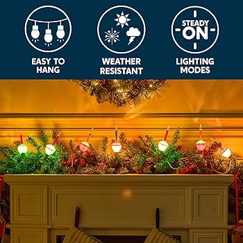 Amazon.com: Joiedomi Christmas Bubble String Light, 7