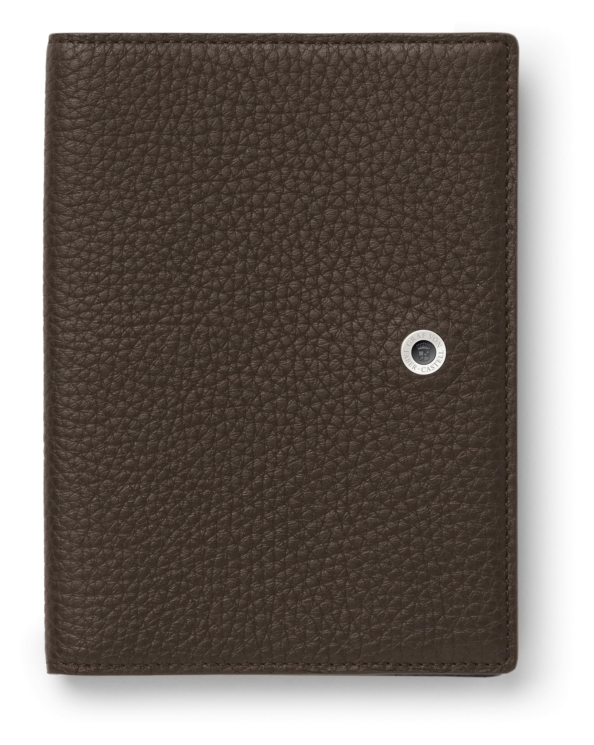 Graf von Faber-Castell - Funda Pasaporte Cashmere marrón Oscuro