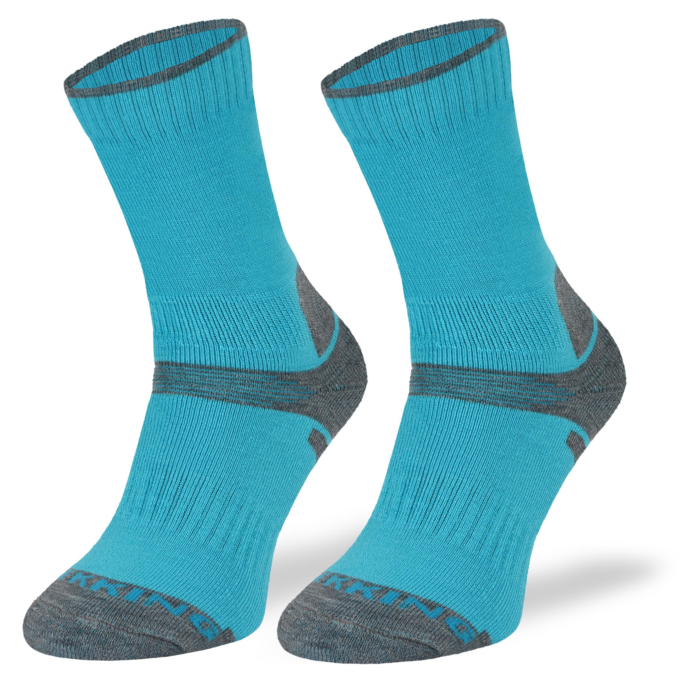 Comodo Technical Socks Boys Turquoise Kids Merino Wool Hiking Socks | Comodo | Breathable Outdoor Lightweight Anti Blister Socks (7-10 Years, )