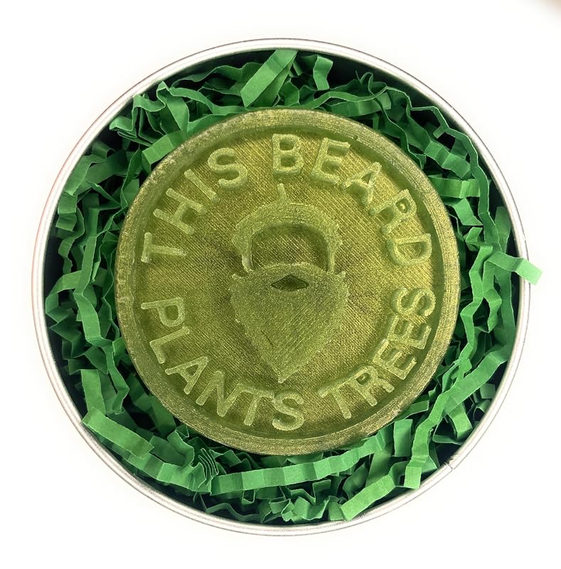 Barra de shampoo sólido para barba e bigode com óleo de oliva e óleo de semente de cânhamo, Balsam Grove, 85 g