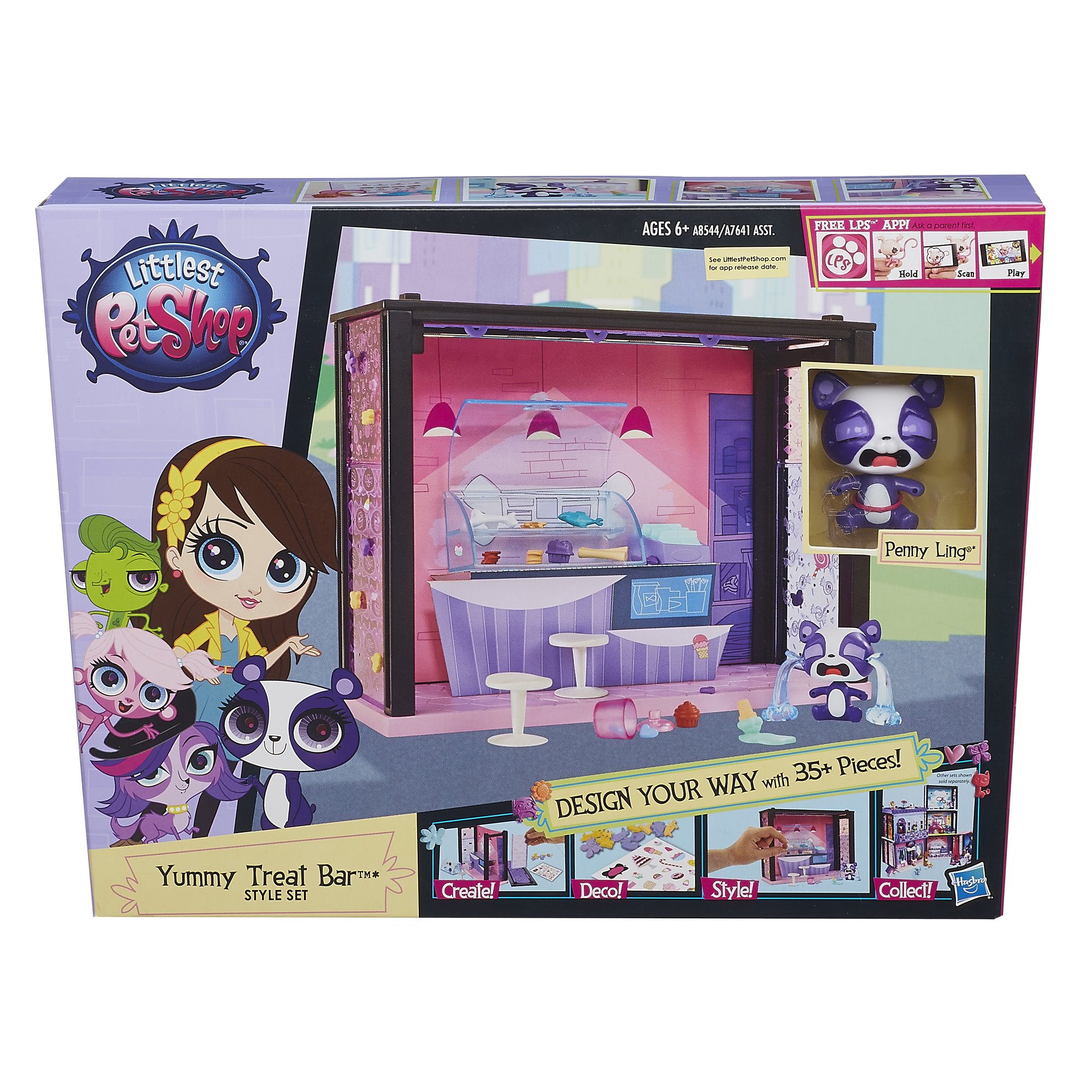 Hasbro Littlest Pet Shop Yummy Treat Bar Style Set, Medium - Image 2