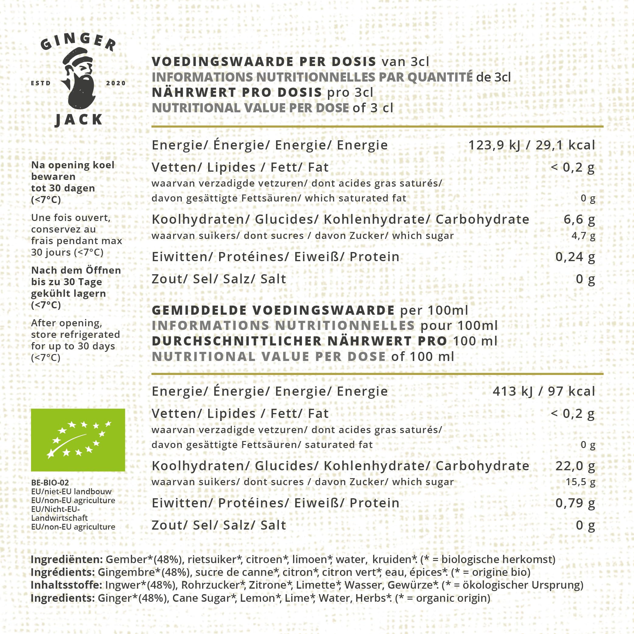 Ginger Jack & Curcuma Jane Combo – kaltgepresster Ingwer und Kurkuma – zuckerarm
