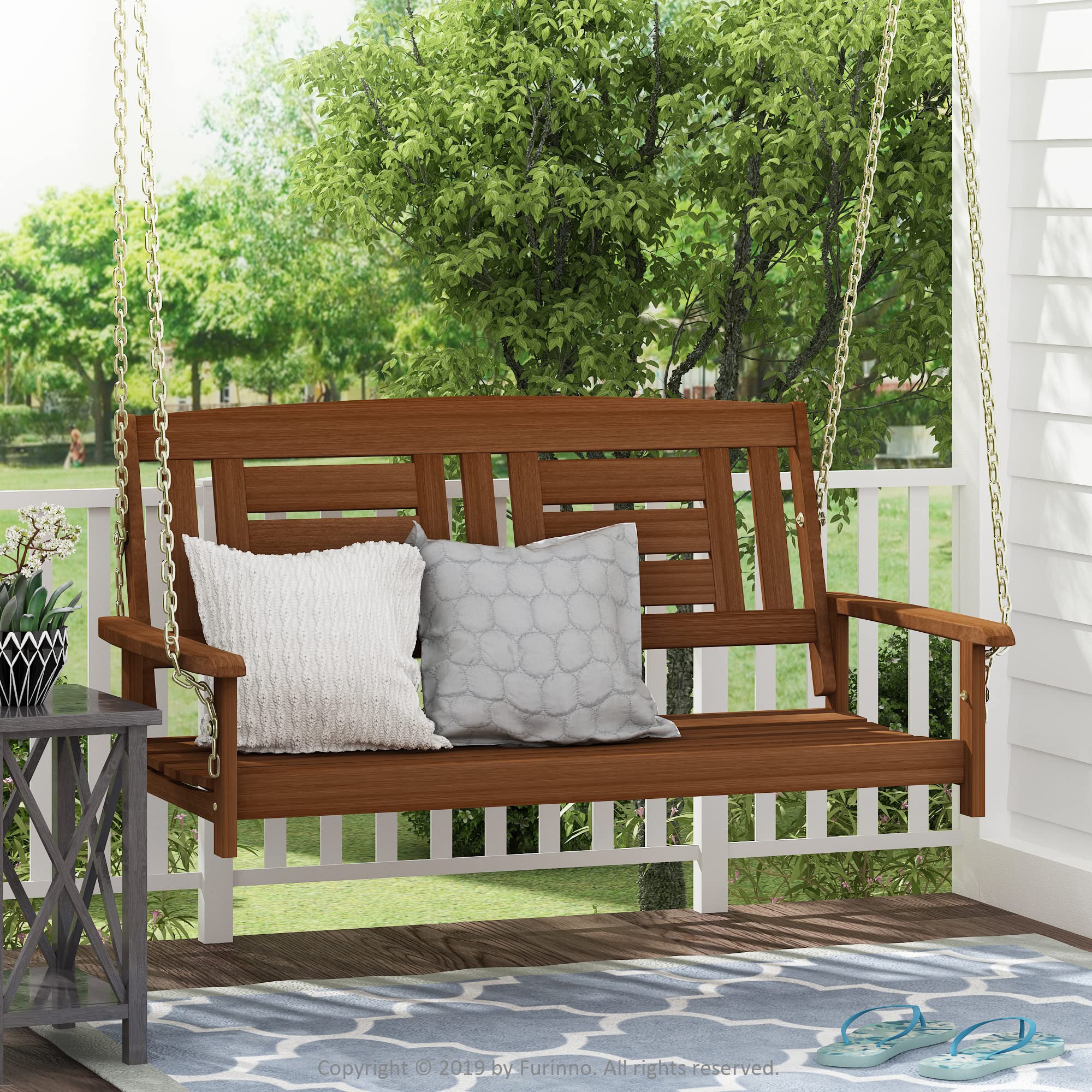 Amazon.com : Furinno Tioman Hardwood Patio / Garden / Outdoor 4ft