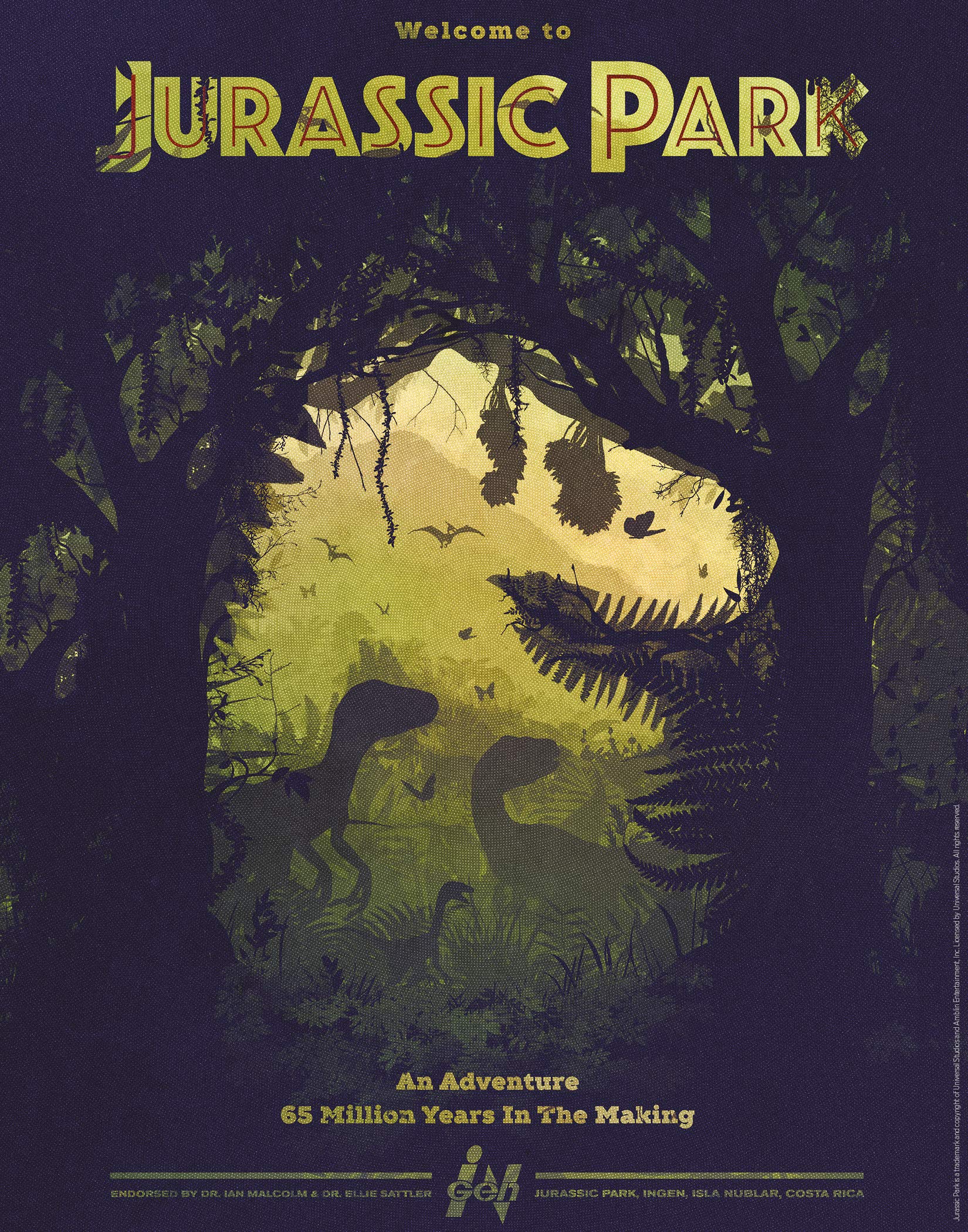 Jurassic Park 25th Anniversary Limited Edition Fine Art Print
