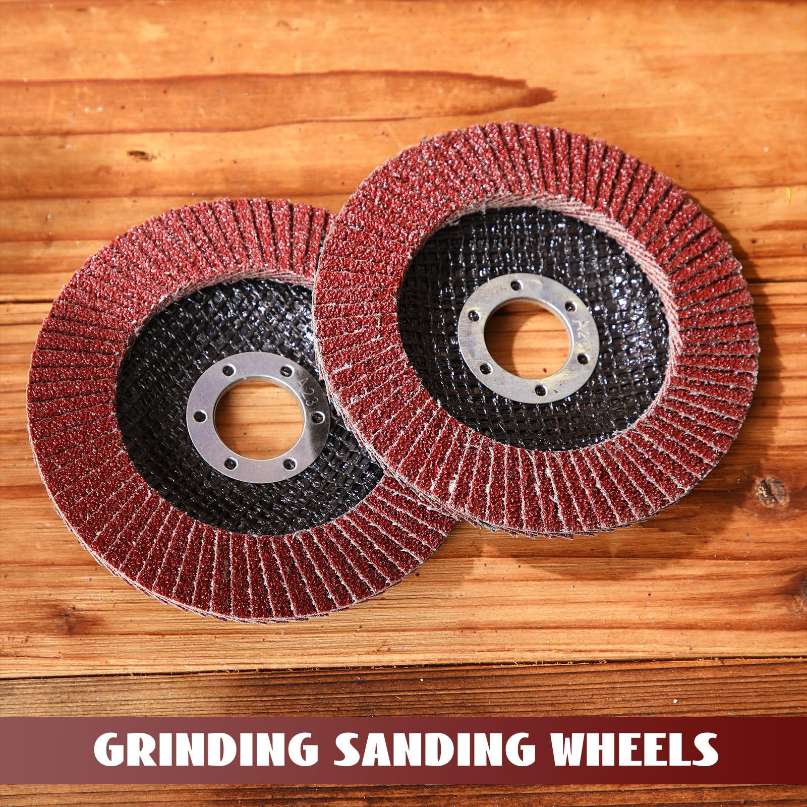 Lincoln Abrasives Confezione Da 10 Mole Da 4,5" X 1/4" X 7/8" Per Metallo, Ossido Di Alluminio, Grigio, Per Smerigliatrice Angolare - Foto 4