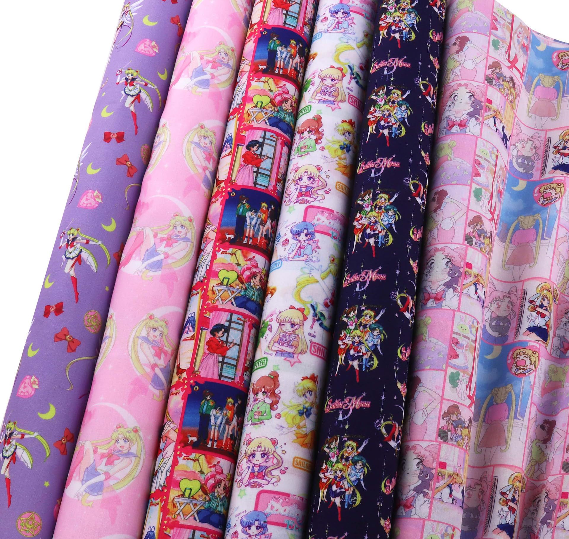 Amazon.co.jp: セーラームーン 布 混紡織物 美少女戦士 エステル