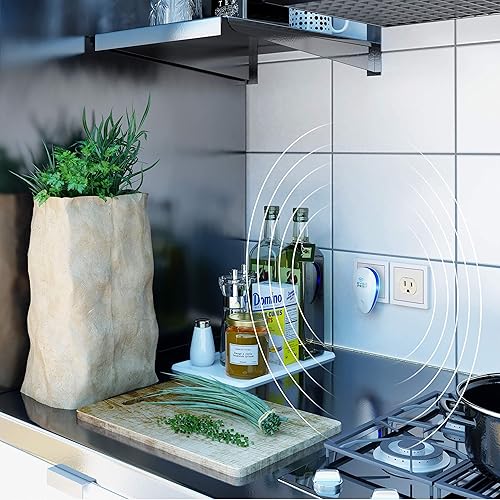 Miniatura 7 de Repelente ultrasónico de control de plagas  repele roedores, hormigas, cucarachas, deshacerse de chinches, mosquitos, moscas, arañas, murciélagos de