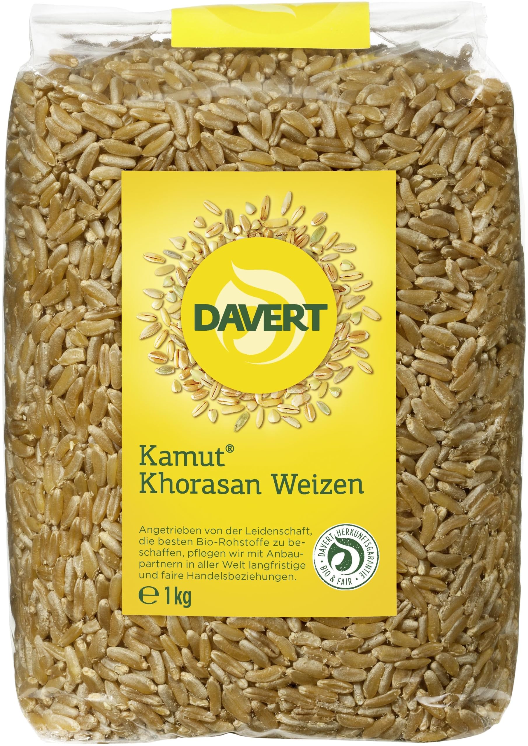 KAMUT® Khorasan Weizen 1kg 18 x 1 kg