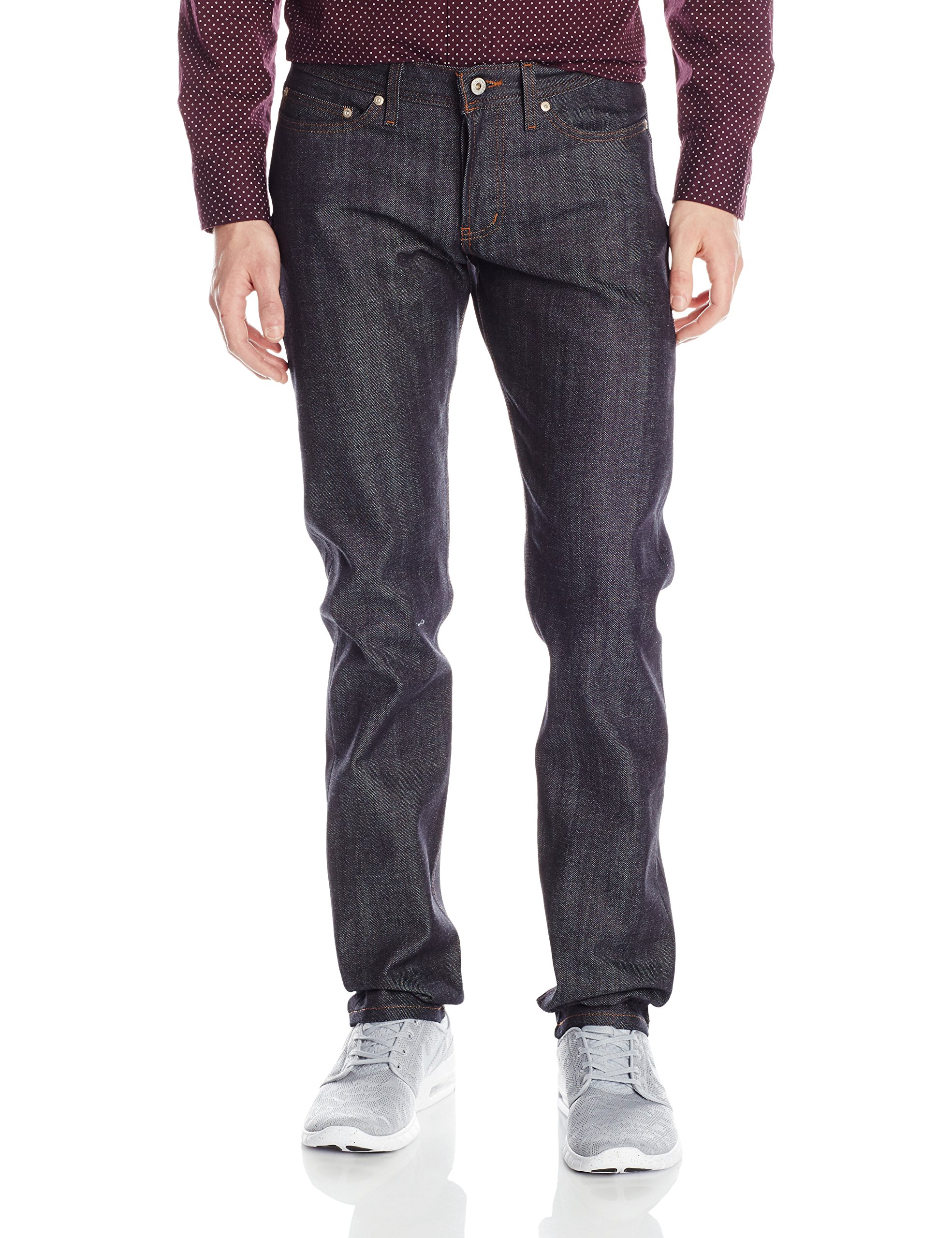 Naked & Famous DenimMen's Weird Guy in Indigo Stretch Selvedge Jean