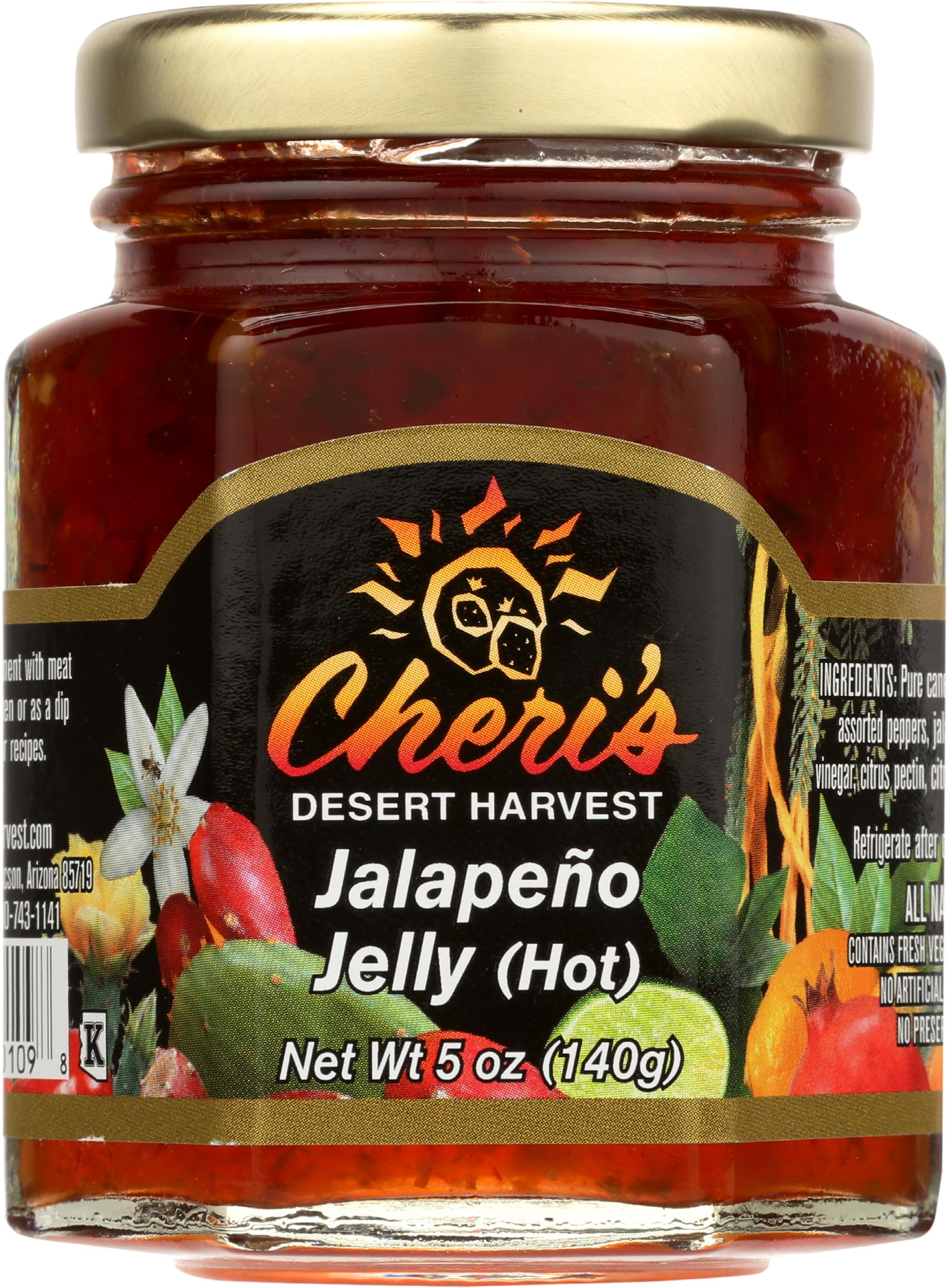 Cheris Desert Harvest, Jelly Jalapeno, 5 Ounce