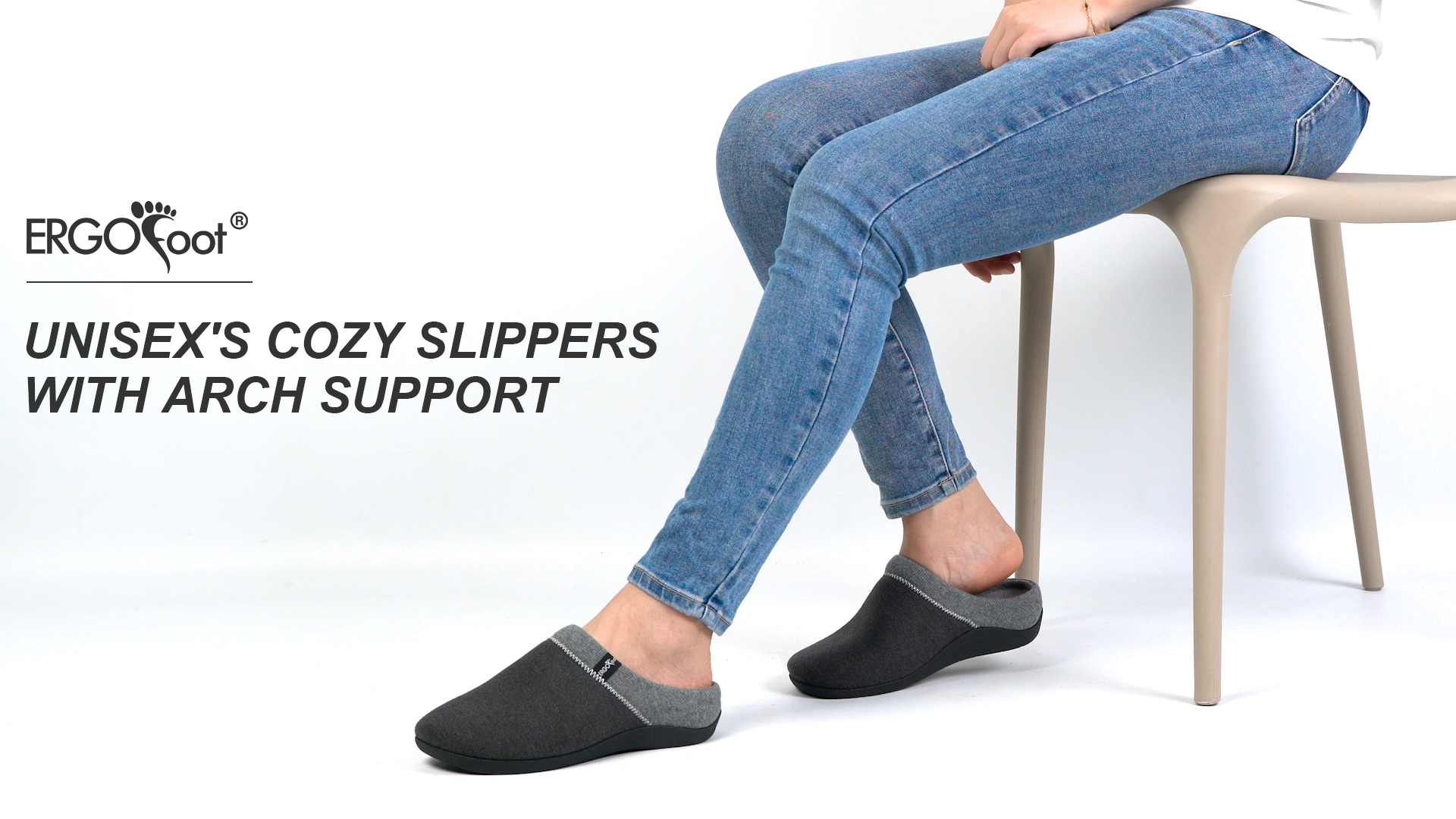 Amazon.com | ERGOfoot Orthotic Slippers with Arch Support  display picture 1