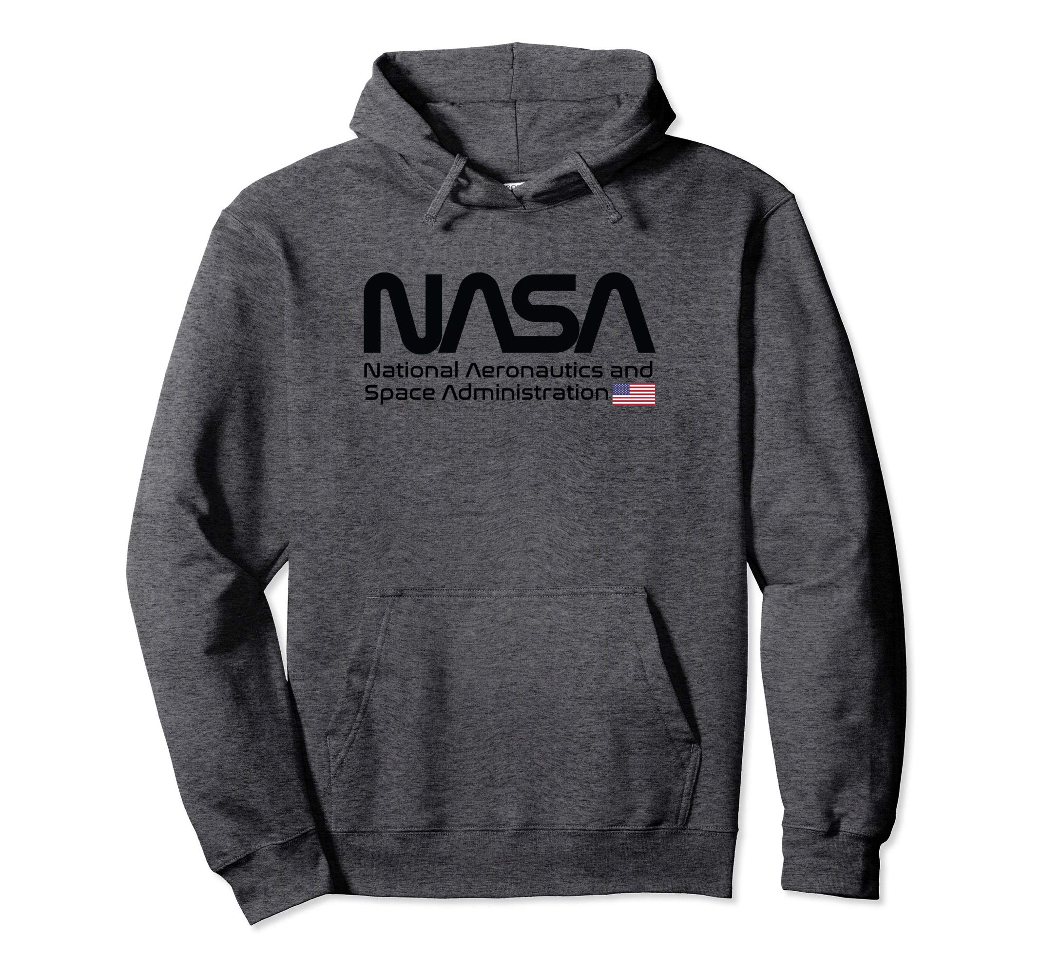 NASA Pullover Hoodie ,Grey ,Small