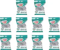 Flash Limp Kit Com 10 Esponjas Aço Inox Para Limpeza Pesada Ferro E Grelha Ea1409-10